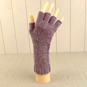 Half Finger Cable Gloves Knitting Kit