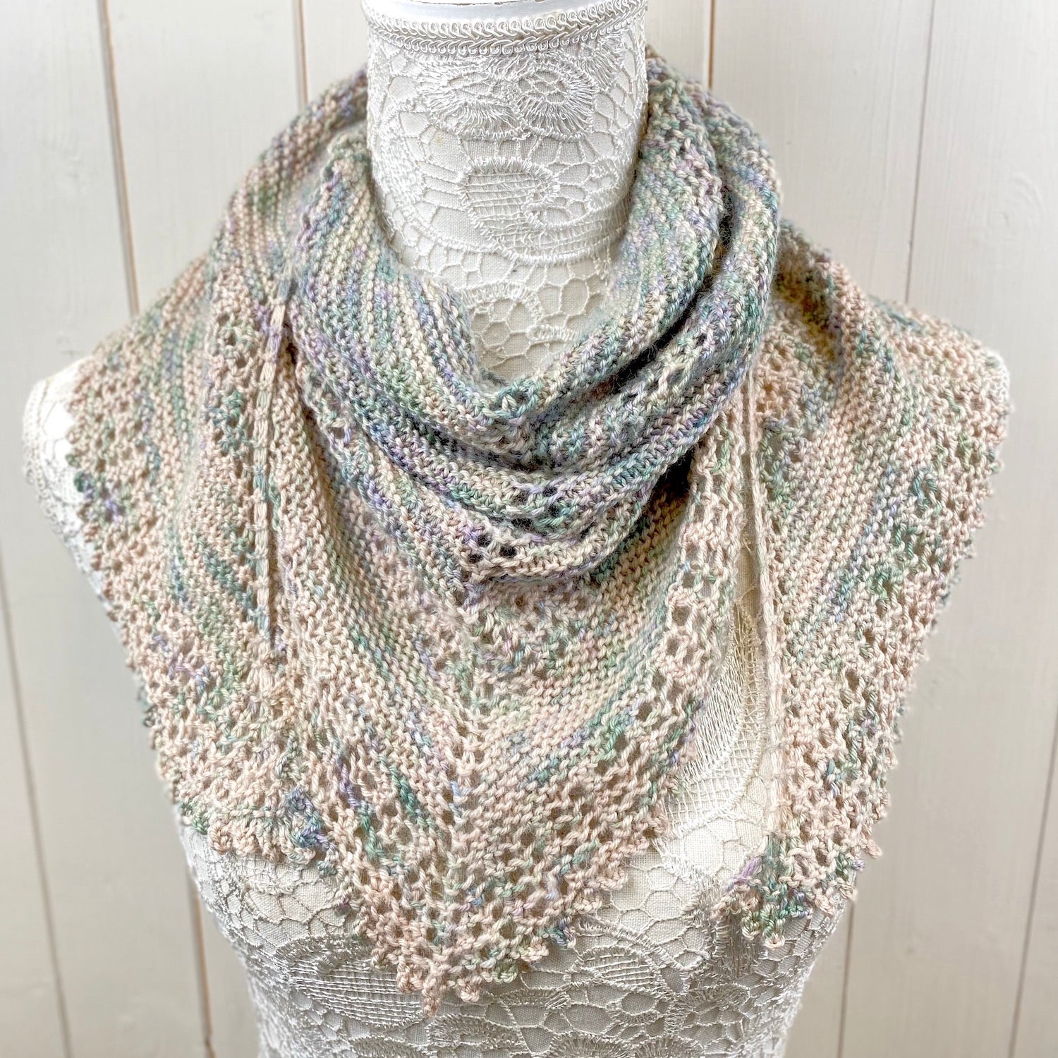 Picot Edge Shawl Gift Basket