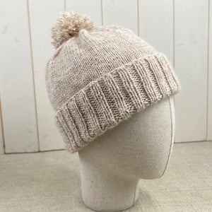 Pom Pom Hat & Neck Cosy Knitting Kit (Knit in the Round or Knit Flat)