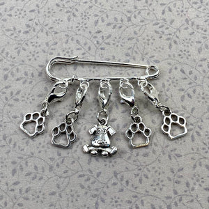 Knitting & Crochet Stitch Markers - Dogs