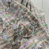 Swirl Pin Penannular Metal Shawl Pin