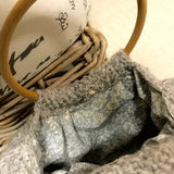 Moss Stitch & Cable Handbag Knitting Kit